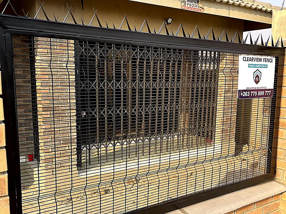 Clearview & spikes installed by CSO in Glenview 3, Harare