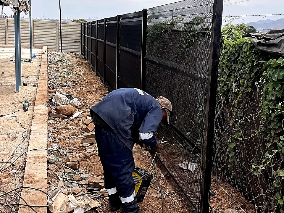 Clearview running fence installed by CSO in Mazowe